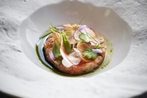 Fine dining at Clara's Barn